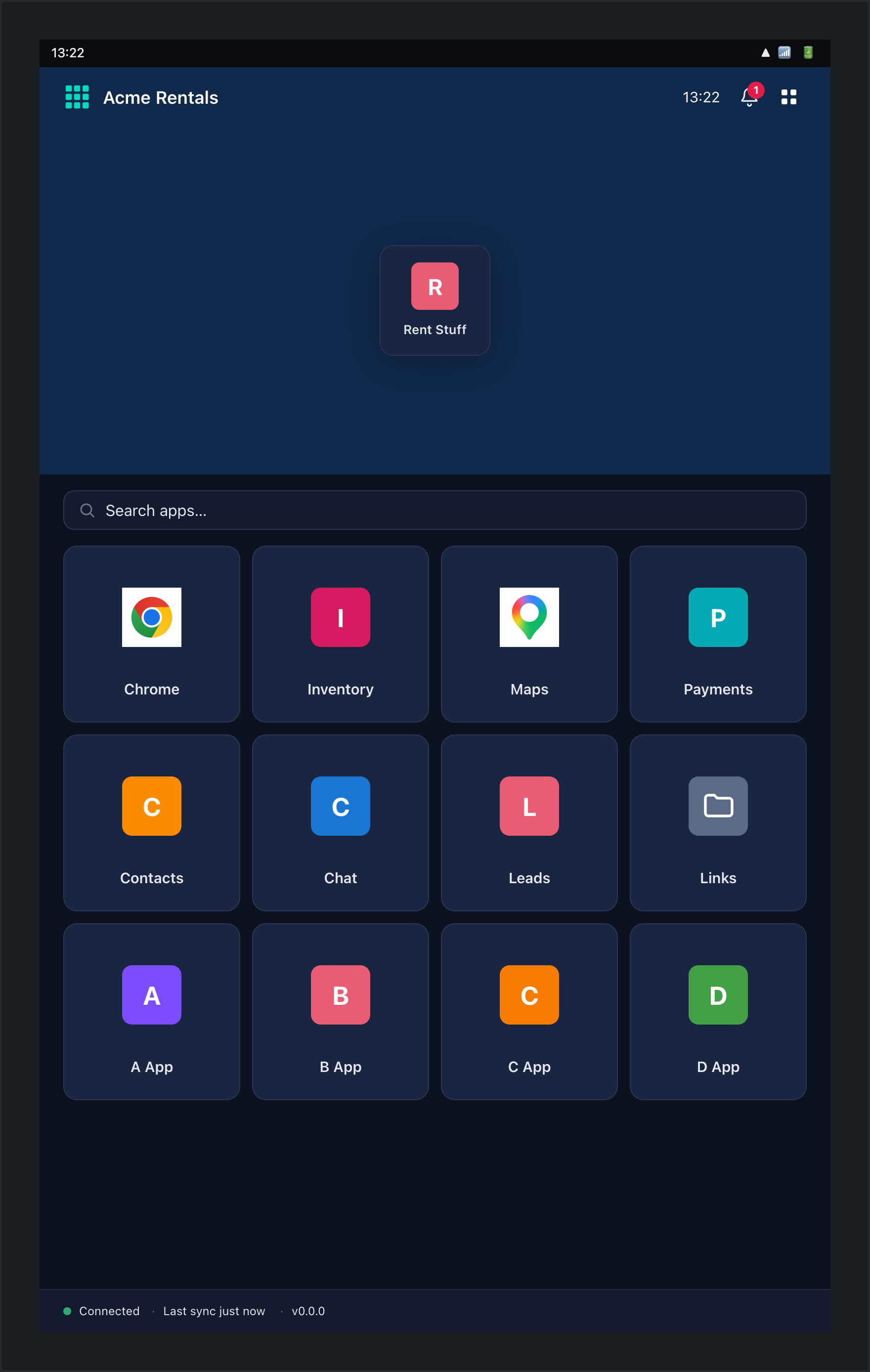 The launcher in production